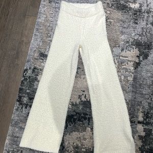 SKIMS Cozy Collection - White Flare Pants
